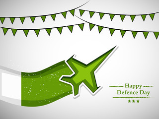 Illustration of Pakistan Defence Day background