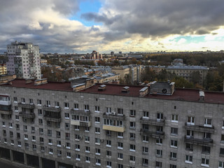 Naklejka premium Old buildings in Moscow, Russia