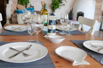 Nautical table tecor