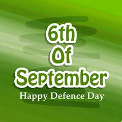 Illustration of Pakistan Defence Day backgroumd