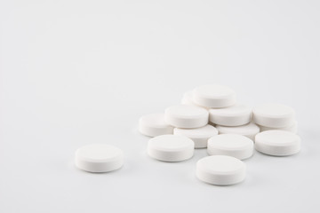 pile of white pills