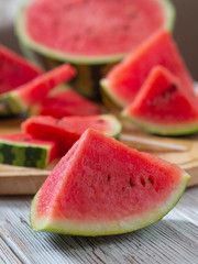 Ripe juicy red watermelon