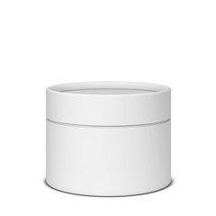 Tube cardboard package mockup