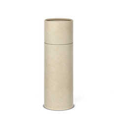 Tube cardboard package mockup