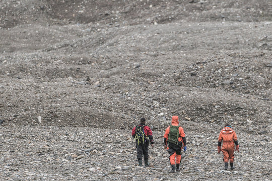 Scientists In The Arctic