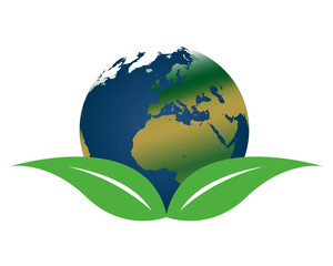 Eco planet earth vector illustration 