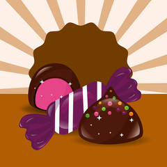 sweet candy concept