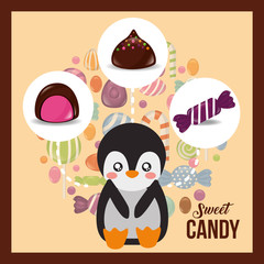 sweet candy concept