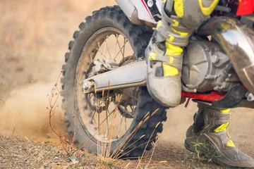 Foto op Aluminium Close up view of motocross bike © herraez