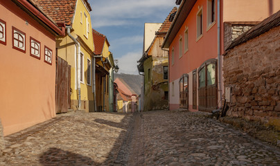 Fototapeta premium Street in Sighișoara Romania