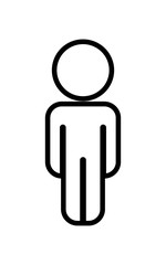 little boy figure silhouette