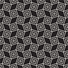 Vector seamless pattern. Modern stylish abstract texture. Repeating geometric tiles..