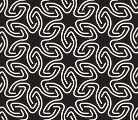 Vector seamless pattern. Modern stylish abstract texture. Repeating geometric tiles