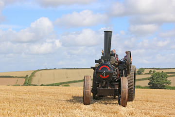 Fototapeta premium Steam Traction engine