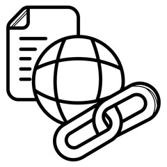 Global technology or social network vector icon