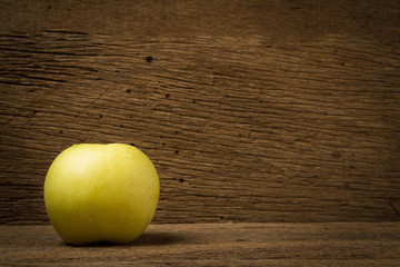 Chinese pear on old wood