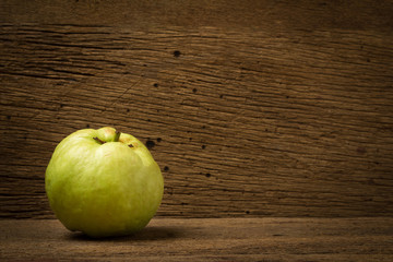 Guava on old wood