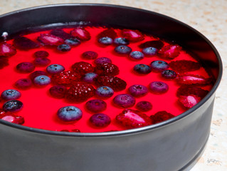 Red cheesecake