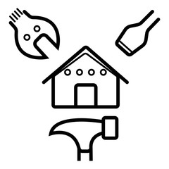 Home repair icon