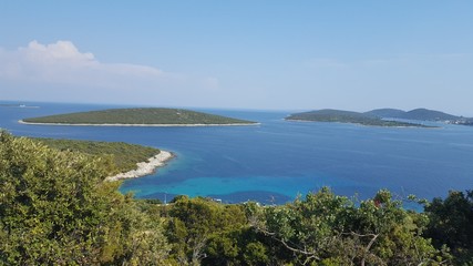 Fototapeta na wymiar kroatien insel blau meer