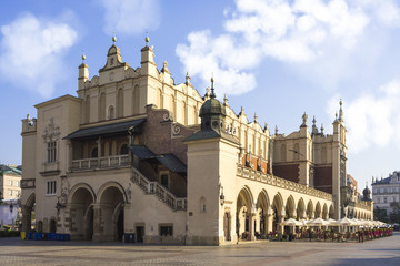 Obraz premium Cloth Hall building on Main Market Square in Krakow, Poland