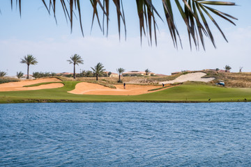 Golf Course at Saadiyat Island, Abu Dhabi, UAE