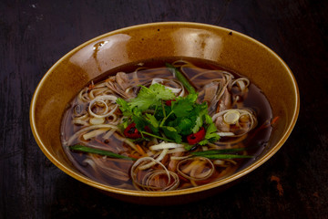 Soup with duck