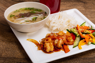 Prawn with spicy sauce