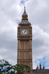 Big Ben Clock Tower, City of London, England