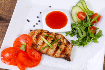 Grilled chicken breast