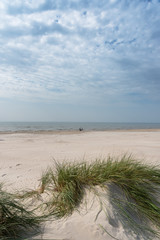 Nice and calm day by Baltic sea next to Liepaja, Latvia.