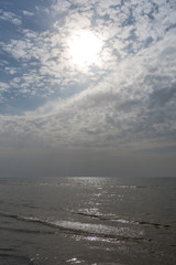 Obraz premium Nice and calm day by Baltic sea next to Liepaja, Latvia.