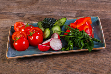 Fresh seasonal vegetables