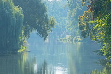 Rzeka o poranku. © boguslavus