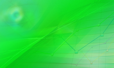 Abstract futuristic green color digital technology background illustration