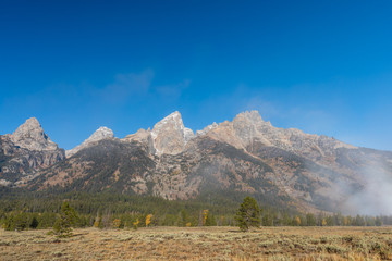 Fototapeta premium Grand Teton National Park Autumn Landscape