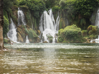 Kravica waterfall in Bosnia and Herzegovina
