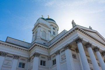 Fototapeta na wymiar View of the Cathedral in Helsinki