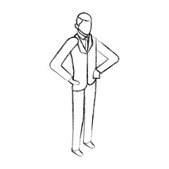 data network businessman concept