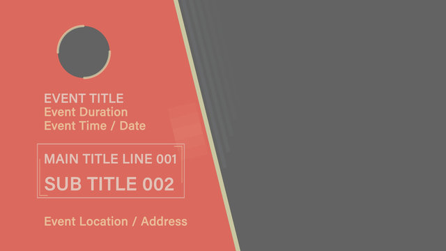 Event Title Overlay