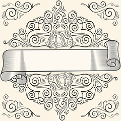 Ornate decorative vintage design