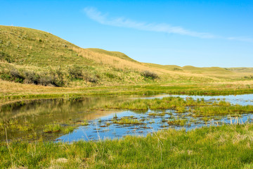 A slow drive through the park will always give you some great scenery, Grasslands National Park, Saskatchewan, Canada