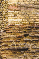 Ancient Brickwall Exterior Building