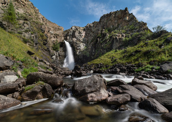 Wild nature of Altai mountains