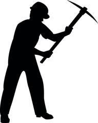 worker silhouette