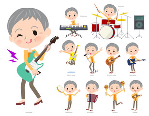 short hair old women_pop music