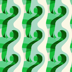 Seamless pattern background with multi-colored wavy lines.