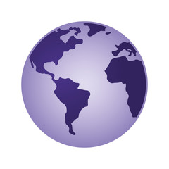 world globe planet map geography design