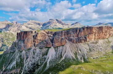 Felswände, Hochplateau, Dolomiten, Südtirol