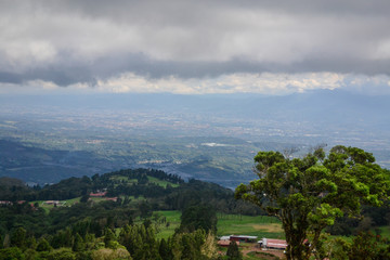 Fototapeta na wymiar landscape seen from the mountain